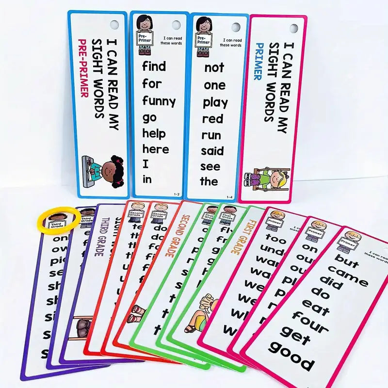 220 Sight Words Flashcard Set – 5-Level English Learning Kit for Kids | Preschool & Kindergarten Educational Toy