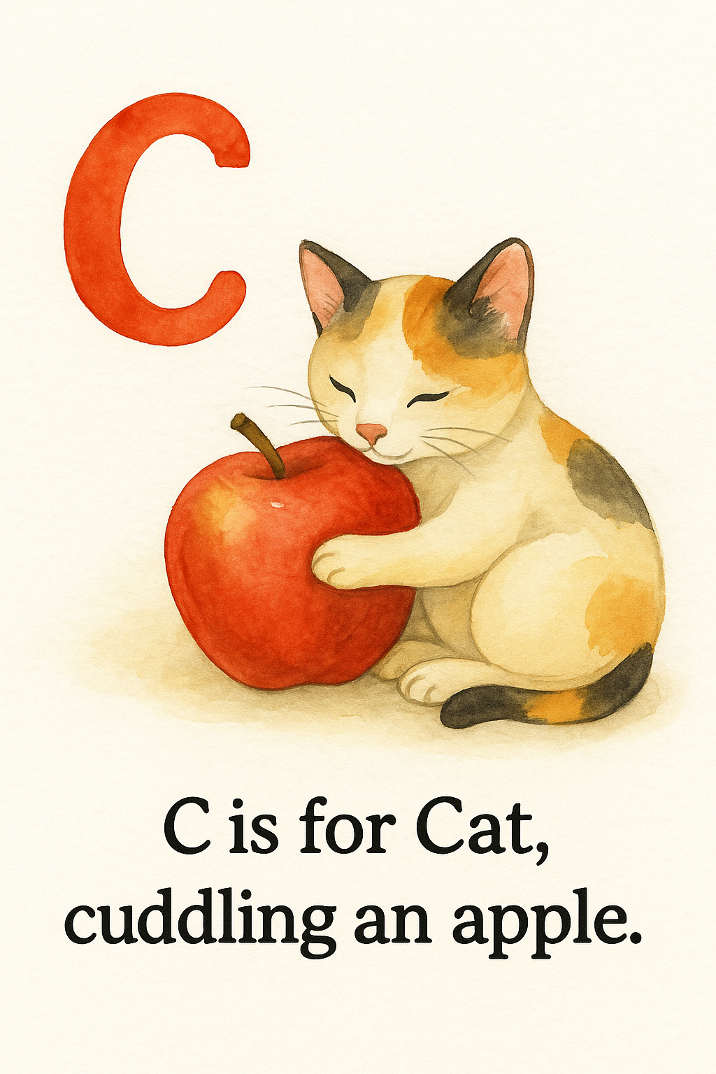 The Apple Alphabet Adventure: A Fun ABC Book with Apples and Animals for Early Learners