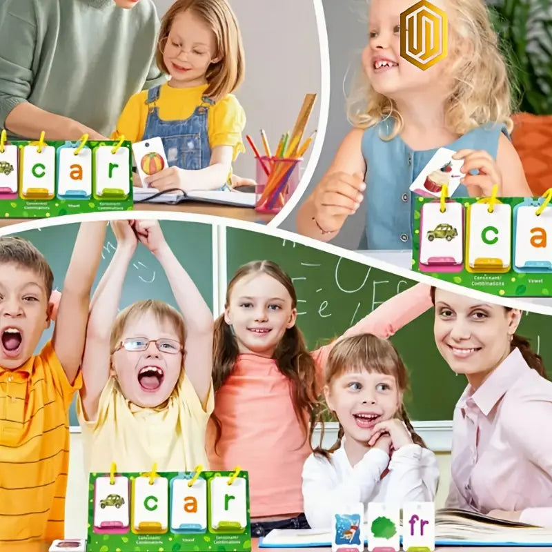 Early Learning Flashcard Set – Visual Word & Voice Learning Cards for Preschoolers (Ages 3+) | Perfect for Early Reading, Speech Therapy & Special Education