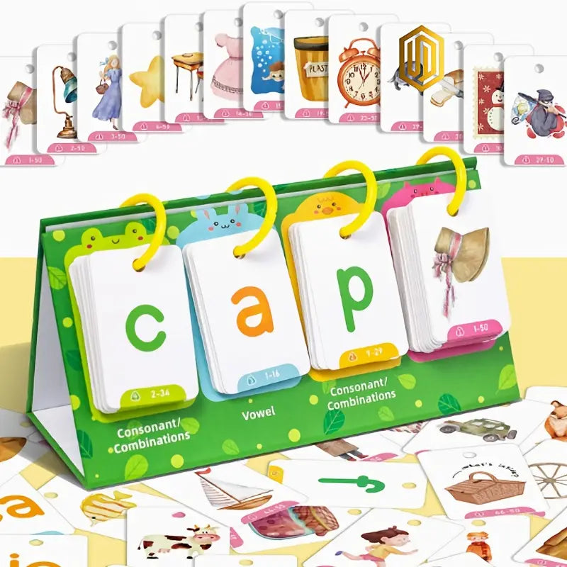 Early Learning Flashcard Set – Visual Word & Voice Learning Cards for Preschoolers (Ages 3+) | Perfect for Early Reading, Speech Therapy & Special Education
