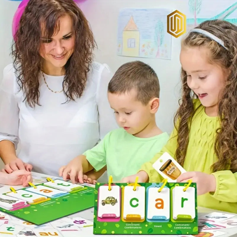 Early Learning Flashcard Set – Visual Word & Voice Learning Cards for Preschoolers (Ages 3+) | Perfect for Early Reading, Speech Therapy & Special Education